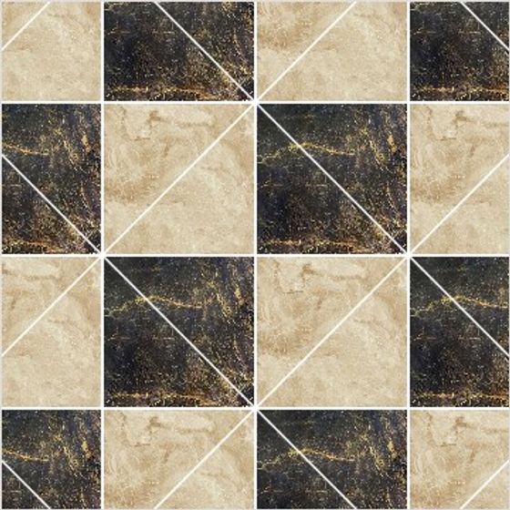 Golden Marble Tiles 3D Model