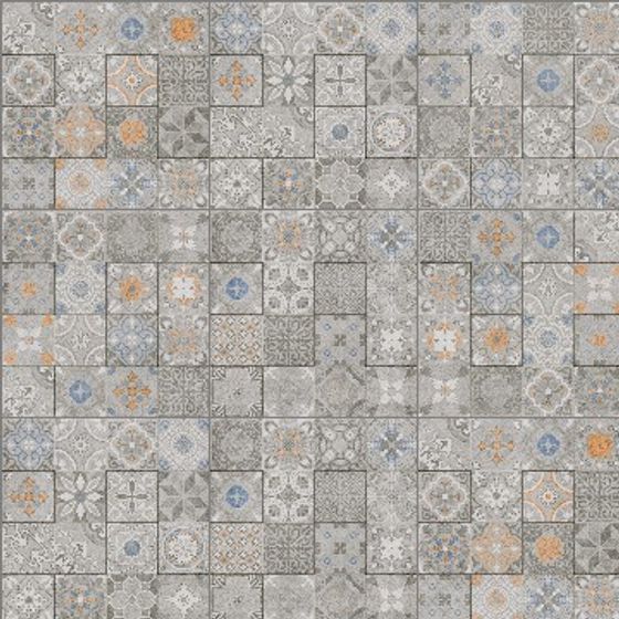 Vintage Patchwork Tiles 3D model