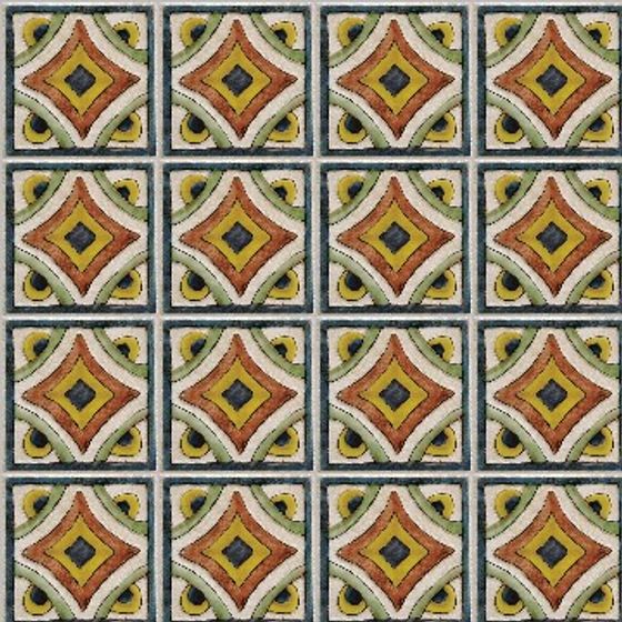 Stunning Tile Mosaic Masterpiece 3D model for Creative Projects