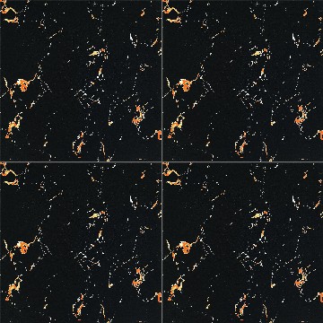 Hongyu Ceramic-Black Gold Flowers 3-HPA80043