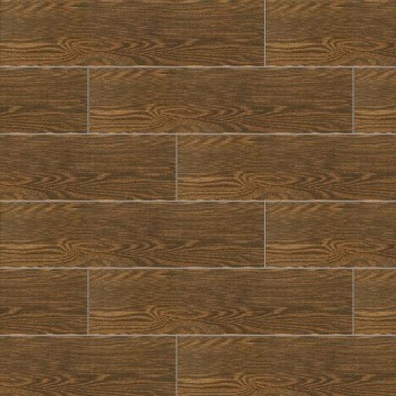 Rustic Wooden Plank Flooring 3D model