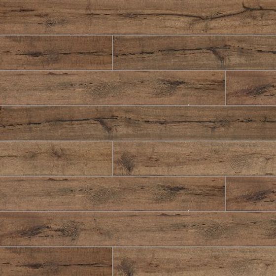 Rustic Wooden Plank Flooring 3D model