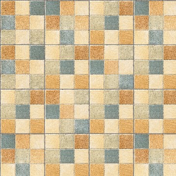 Low Poly Textured Floor Tile 3D Model