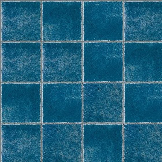 Stunning Blue Mosaic Floor 3D model