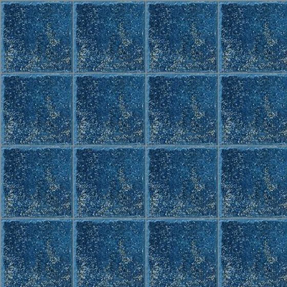 Stunning Blue Mosaic Wall 3D model