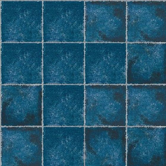 Stunning Blue Mosaic Floor 3D model