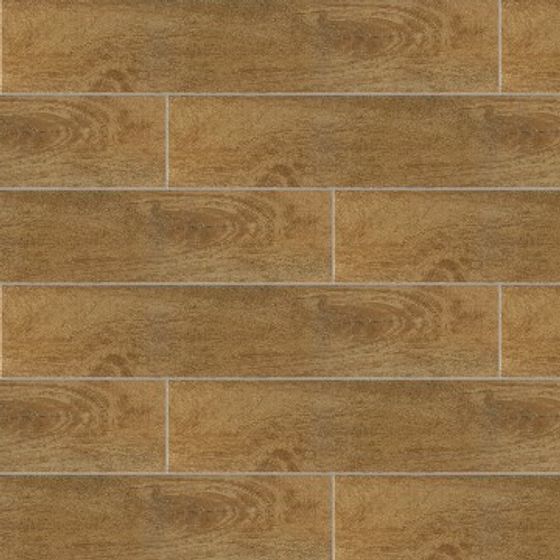 Rustic Wooden Plank Flooring 3D model