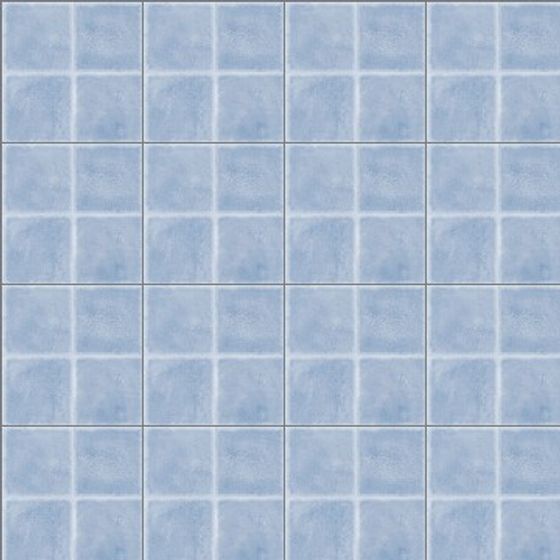 Blue Mosaic Tiles 3D Model