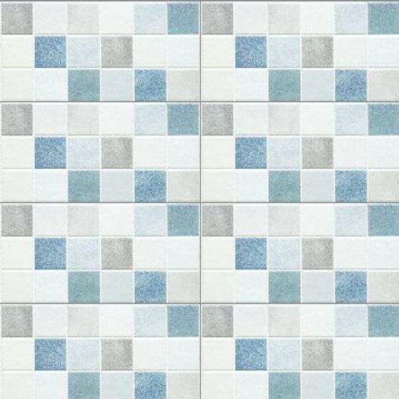 Low Poly Tile Wall Panel 3D model