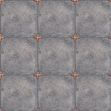 Gold rudder tile-JXB50023- antiquity tile-Monet garden