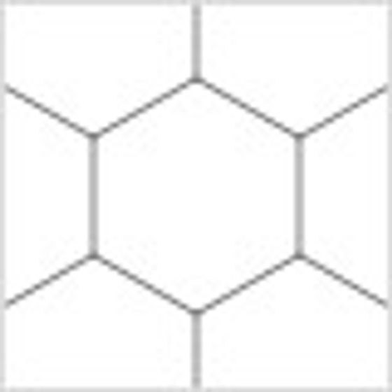 White Hexagonal Tiles 3D Model