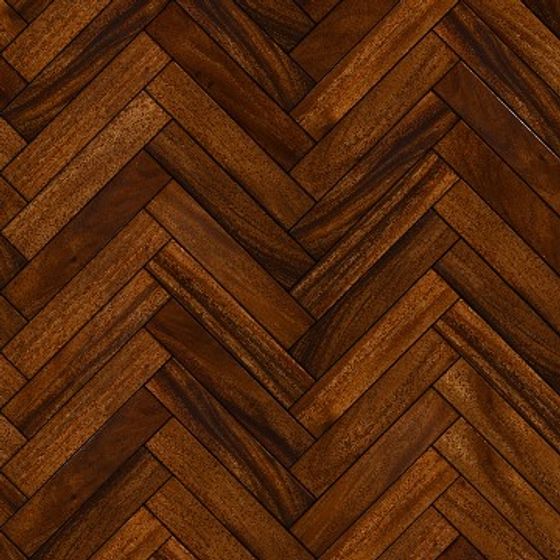 Earth Tone Herringbone Flooring 3D Model