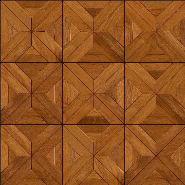 Bur the floor-teak wood parquet