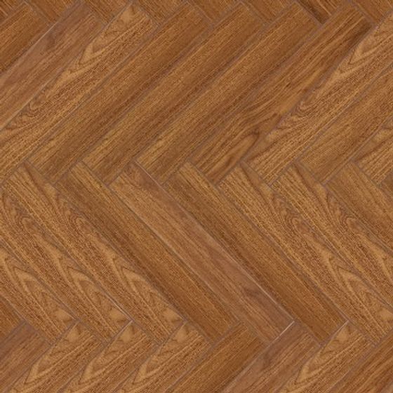Herringbone Floor 3D Model - Earth Tone