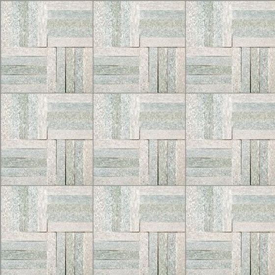 Woven Tiles 3D Model - Low Poly and High Detail