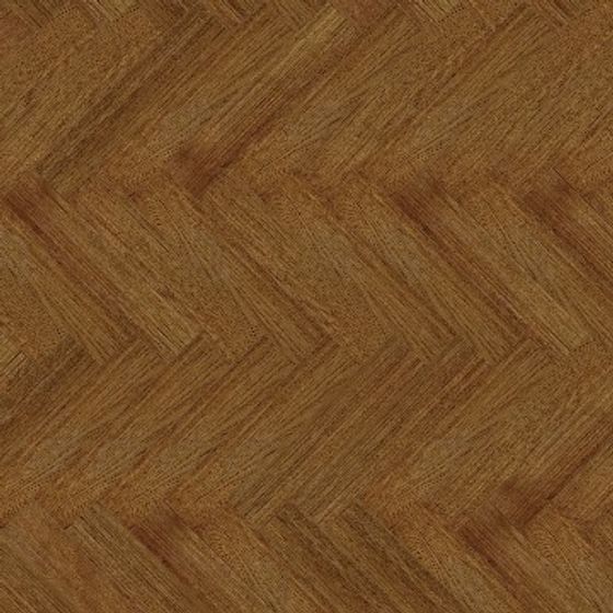 Teak 3D Herringbone Flooring Model in Earth Color